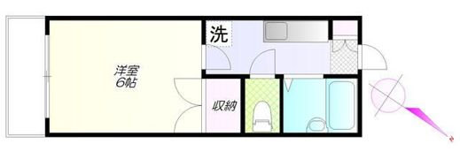 コーポユーミーの間取り画像