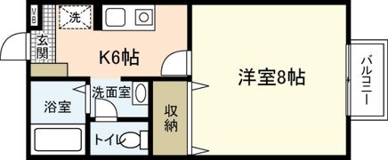 セジュール牛田の間取り画像