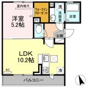 クレールAの間取り画像