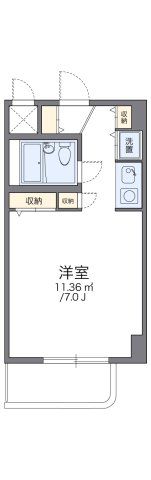 レオパレスエレガンスつくばの間取り画像