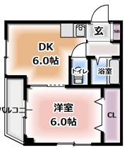 松下マンションの間取り画像