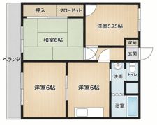 ドミエールIIの間取り画像