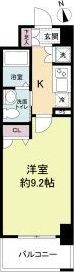 ルクレ京橋の間取り画像