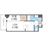 セレニテ谷町四丁目アリエの間取り画像