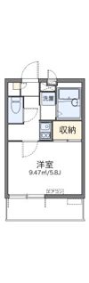 レオパレスオネスティの間取り画像
