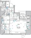 ディアレイシャス錦糸町の間取り画像