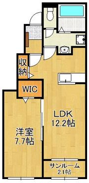 グランディールの間取り画像