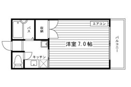 カナンハイツ津高の間取り画像