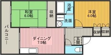 プチロワイヤルサトウの間取り画像