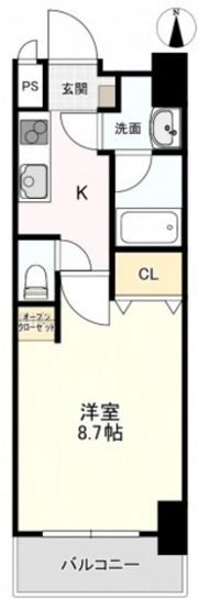 柳町CORALの間取り画像