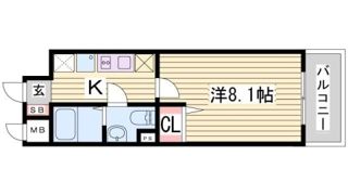 アドバンス三宮Ⅳルシールの間取り画像