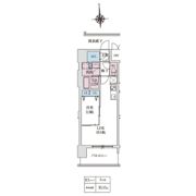 スプランディッド大阪EASTの間取り画像