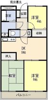 スカイハイツくにびきの間取り画像
