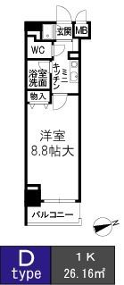 新大阪セレニテの間取り画像