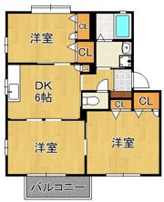 アリッサムK A棟の間取り画像