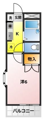 コーポチェリーの間取り画像
