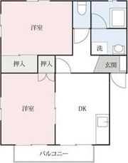 パレスNSの間取り画像