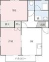 パレスNSの間取り画像
