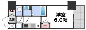 プレサンス江戸堀の間取り画像