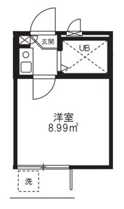 レオパレス松陰神社の間取り画像
