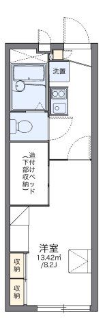 レオパレス緑町の間取り画像