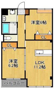 樹ノ里の間取り画像