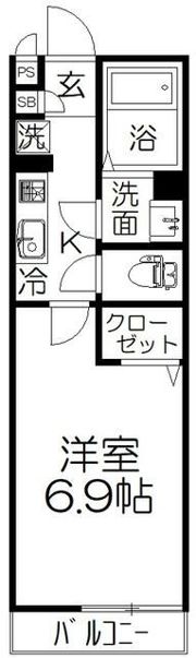 SoleiL．Ⅸの間取り画像