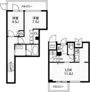 アーバンフラッツ目黒本町の間取り画像