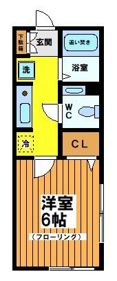 クラスティーナ下北沢の間取り画像