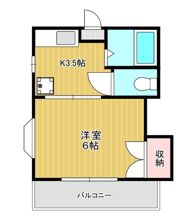 ハイツ大和(ハイツダイワ)の間取り画像