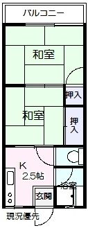 城西ハイムの間取り画像