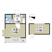 スカイコートの間取り画像