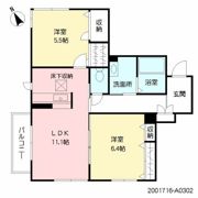 シャーメゾン境川の間取り画像