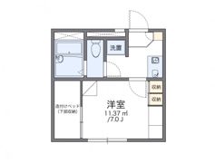 レオパレスシャルマン上野西の間取り画像