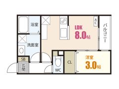 SOLARE GIONの間取り画像