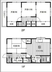 新熊本貸家の間取り画像