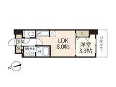 S-RESIDENCE広島駅clarityの間取り画像