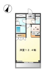 メゾン・ド・万葉の間取り画像