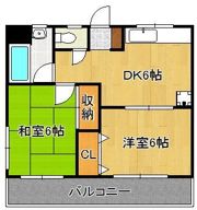 橋本ビル（戸畑）の間取り画像