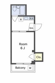 マンションコウノの間取り画像