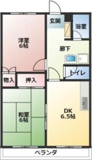 田中コーポの間取り画像