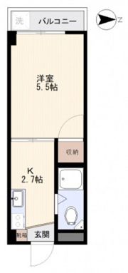 倉本ビルの間取り画像