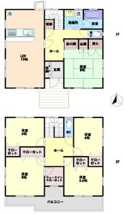八万町橋本一戸建の間取り画像
