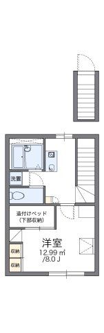 レオパレスリリオンの間取り画像