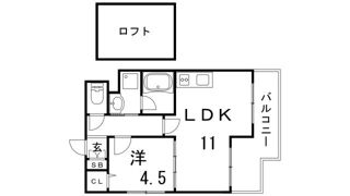 VILLA神戸北町の間取り画像
