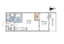 R-Residence南千束の間取り画像