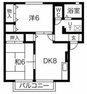 メゾンドグランメールの間取り画像