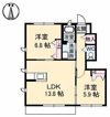 パインテイル A棟の間取り画像