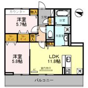シャルマンコート アンの間取り画像