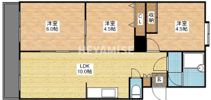 長崎堀川アパートB棟の間取り画像